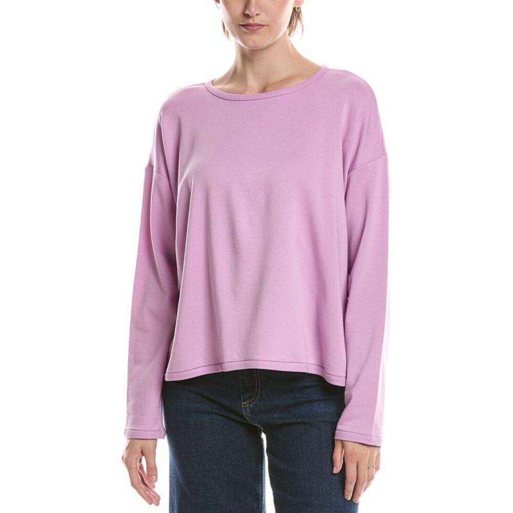 Eileen Fisher Womens  Cropped Boxy Top